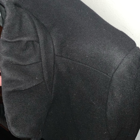 Women’s J. Crew Black Overcoat - Picture 7 of 7